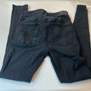 Black American Eagle high rise jeggings size 8